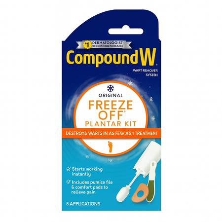Compound W Freeze Off Plantar Wart Kit 8 Applications 1 Pack New 1