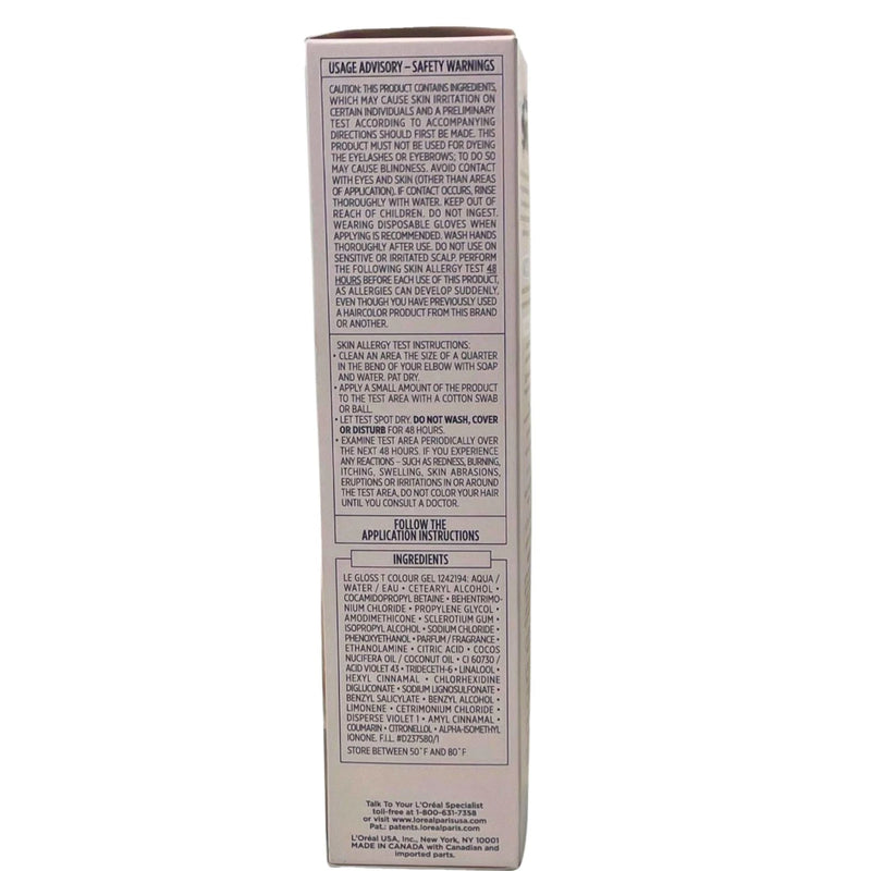 L'Oreal Paris Le Color Gloss One Step Toning Gloss Cool Blonde 4.0oz 4 Pack New