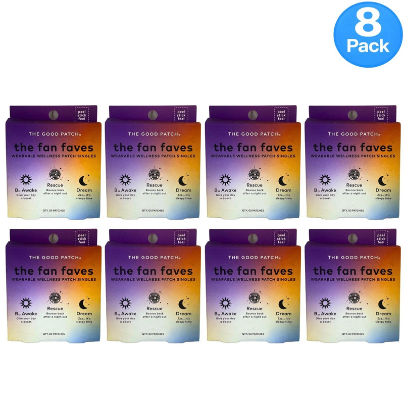 The Good Patch Fan Faves Wellness Patch Singles 8 Pack New