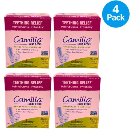 Camilia Teething Relief Liquid Doses 0.034oz 4 Pack Exp 06/2027