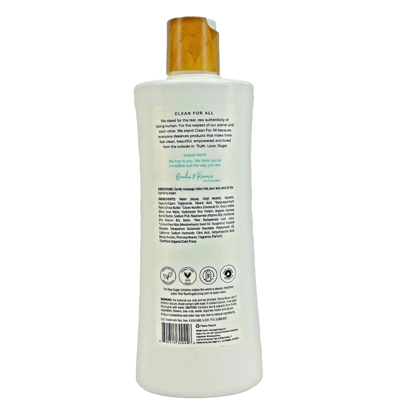 Raw Sugar Moisture Loving Lotion Shea + Rice Flower Replenishing 16 fl oz 5 Pack