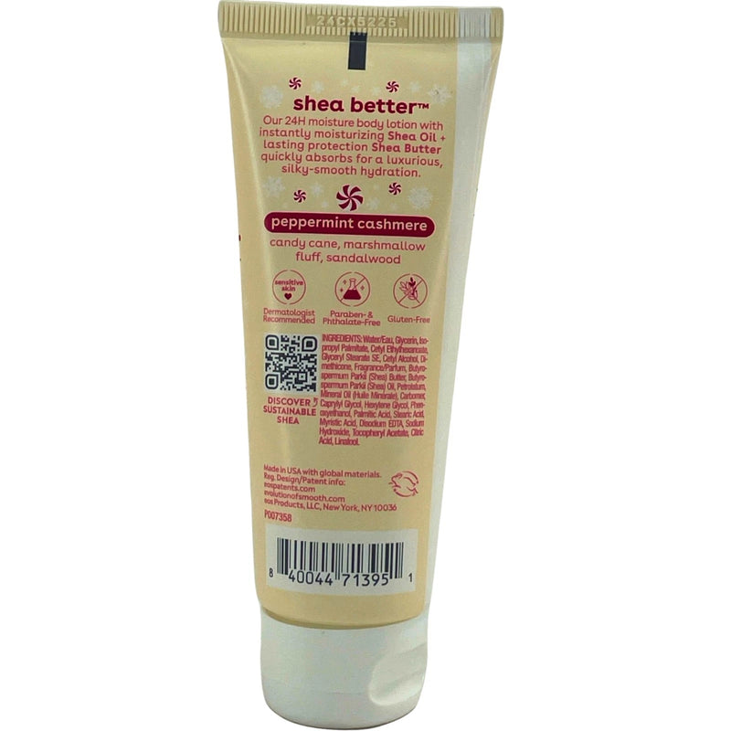 EOS Shea Better 24H Moisture Body Lotion Peppermint Cashmere 2.5 Fl Oz 2 Pack