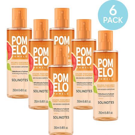Solinotes Pomelo Hair & Body Mist 8.45 oz 6 Pack Alcohol-Free New