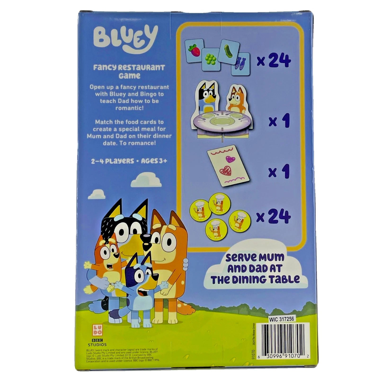 Bluey Fancy Restaurant Game Moose Games Create The Chef Special 2 Pack New 3