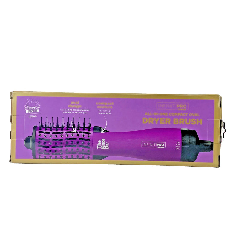 Conair InfinitiPro The Knot Dr Blowout Bestie All-In-One Compact Dryer Brush