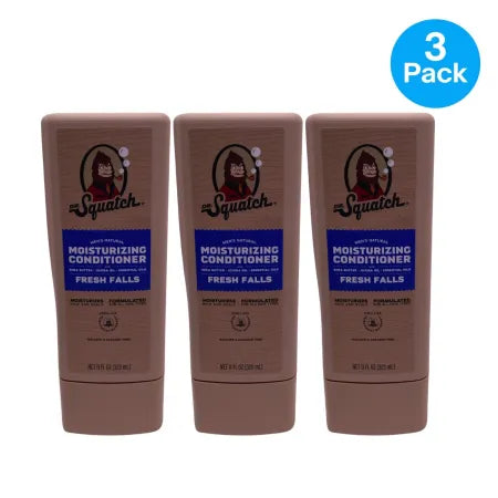 Dr. Squatch Men's Moisturizing Conditioner Fresh Falls 11oz 3 Pack New