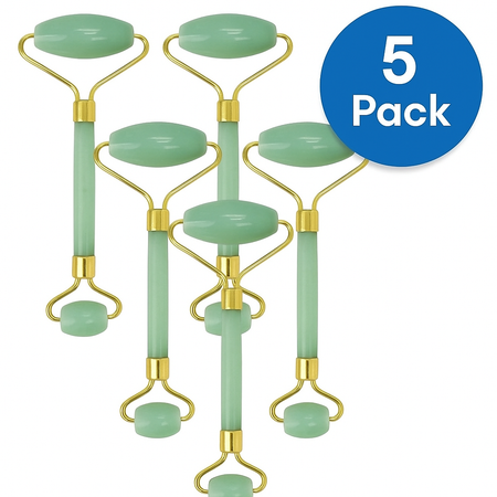 My Inspirations Jade Roller Double-Ended 5 Pack New