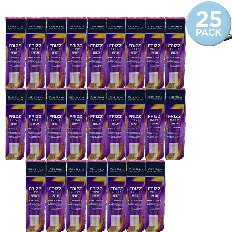 John Frieda Frizz Ease Extra Strength Serum 0.34 oz Travel Size 25 Pack New