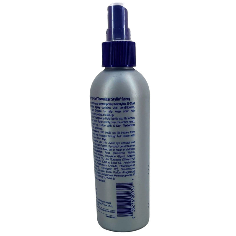 Luster's S-Curl Texturizer Stylin' Spray Moisturizer Waves & Shortcuts 4 Pack