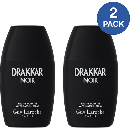 Drakkar Noir Eau de Toilette Spray 1.7 oz 2 Pack New