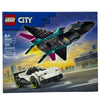 LEGO City Jet vs Car 60489 Building Toy 259 Pieces New Sealed