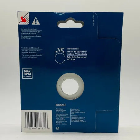 BOSCH 5 In. Double Row Segmented Diamond Cup Wheel for Concrete DC518 3