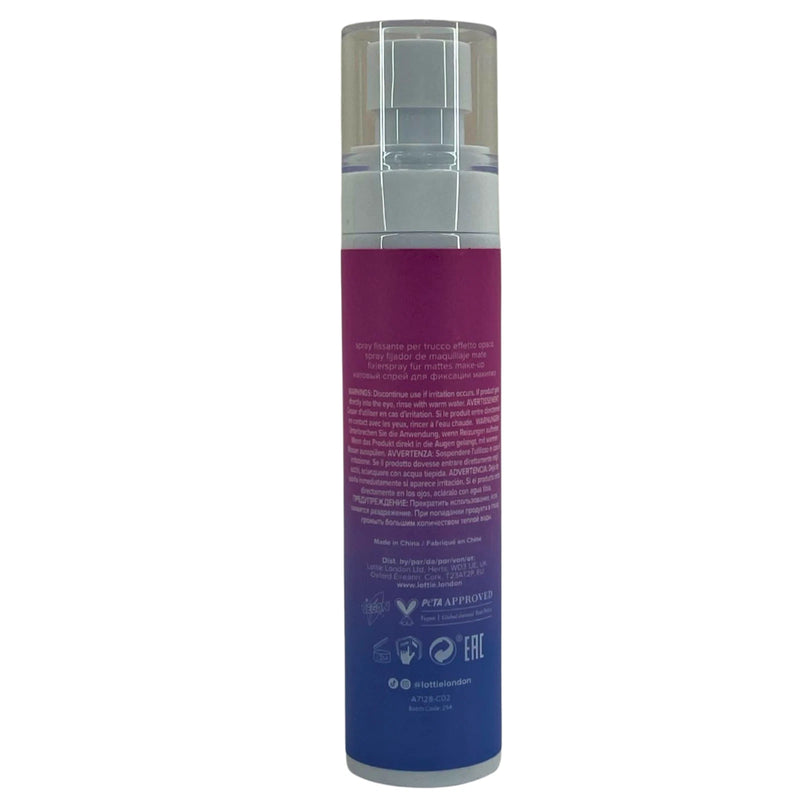 Lottie London Stay Matte AF Setting Spray Alcohol Free Niacinamide 2.7 oz 2 Pack