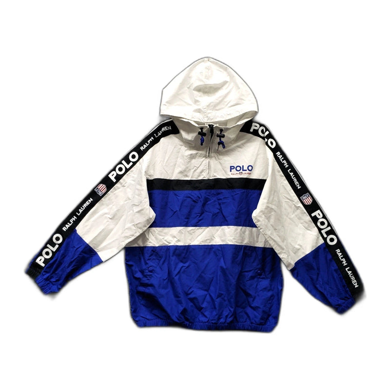 Polo Ralph Lauren Jacket Blue White Size S Men's NWOT Cotton