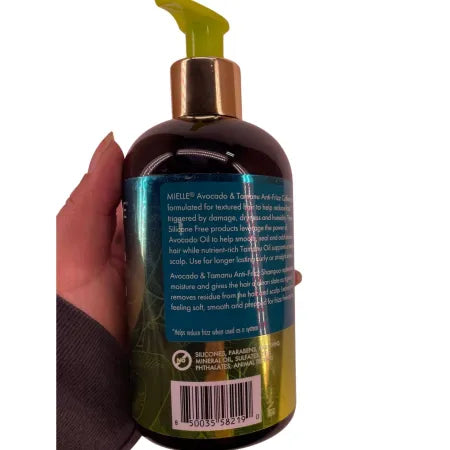 Mielle Avocado & Tamanu Anti-Frizz Shampoo 12oz 2-Pack New