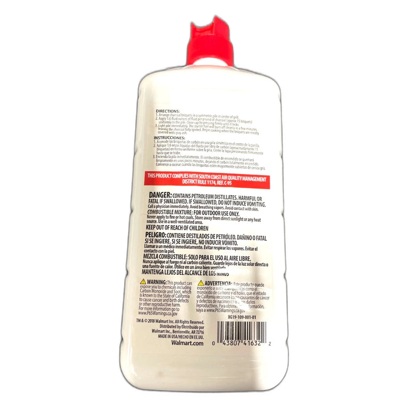 Expert Grill Charcoal Lighter Fluid Premium Odorless 32oz Pack of 5 New