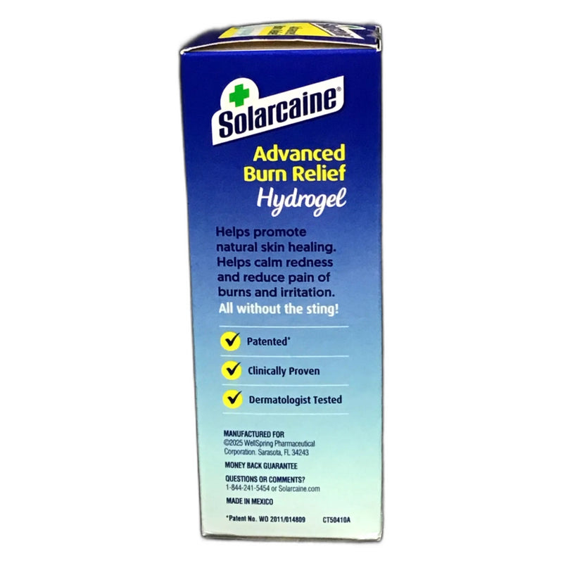 Solarcaine Advanced Burn Relief Hydrogel 6oz Sunburn Exp 01/28 Pack of 2 New