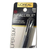 L'Oréal Paris Infallible Super Slim Liquid Eyeliner 400 Black 400 Pack of 2 New