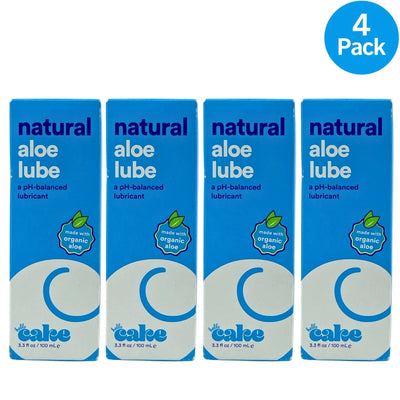 Hello Cake Natural Aloe Personal Lubricant 3.3oz 4 Pack New Exp 08/2026