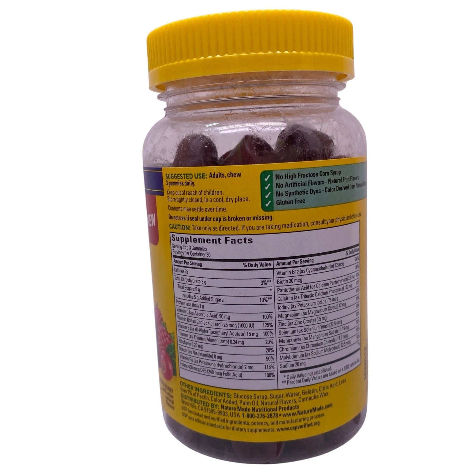 Nature Made Advanced Multi Gummies Adults 90 Ct 2 Pack New Exp 07/2027