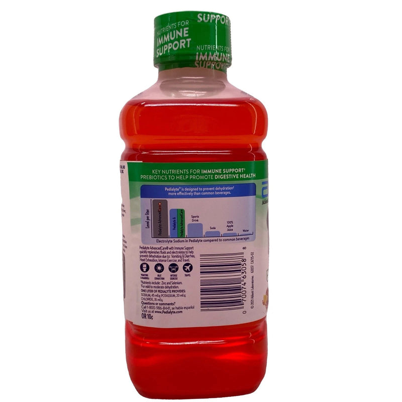 Pedialyte AdvancedCare Immune Support Cherry Punch 33.8 fl oz 2 Pack New