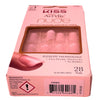 KISS Salon Acrylic Nude Nails KAN03 Flexi-Fit Natural Finish 28ct 2 Pack