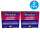 Benadryl Allergy Liqui-Gels 25 mg 24 Capsules 2 Pack Exp 05/27 New