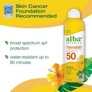 Alba Botanica Sunscreen Spray, SPF 50, 5 fl oz 5