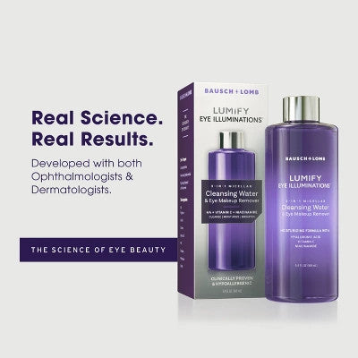 Lumify Eye Illuminations Makeup Remover & Cleanser Pack of 3 (5.4 oz each) NEW 4