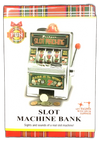 Samsonico Table Top Slot Machine Bank Casino Flashing Red Light Pack of 3 New