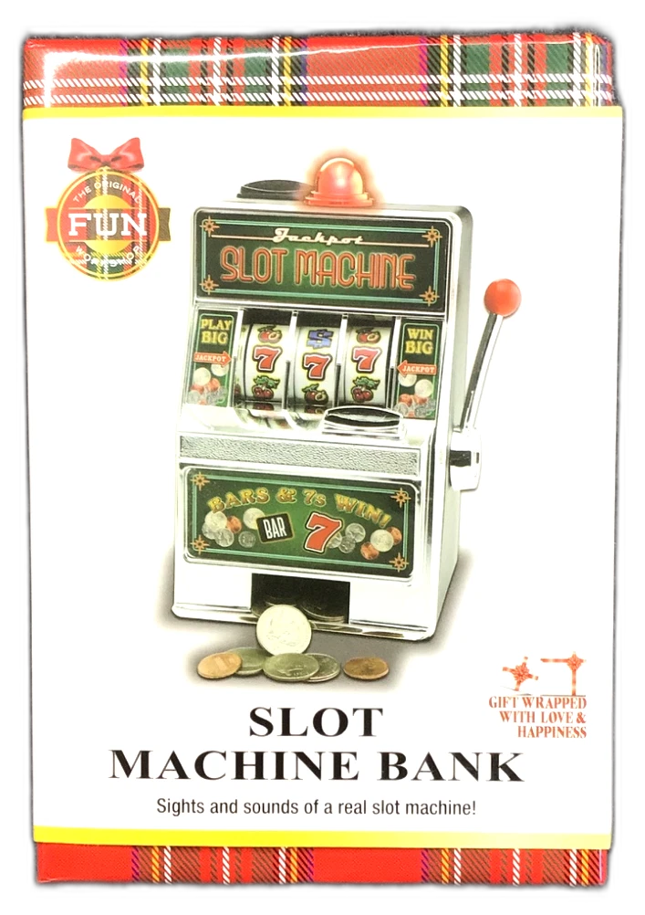 Samsonico Table Top Slot Machine Bank Casino Flashing Red Light Pack of 3 New