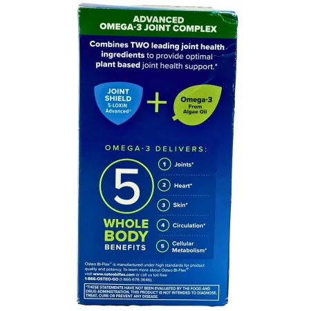 Osteo Bi-Flex Advanced Omega-3 Joint Complex 80 Softgels EXP 12/2026 1 Pack New 3