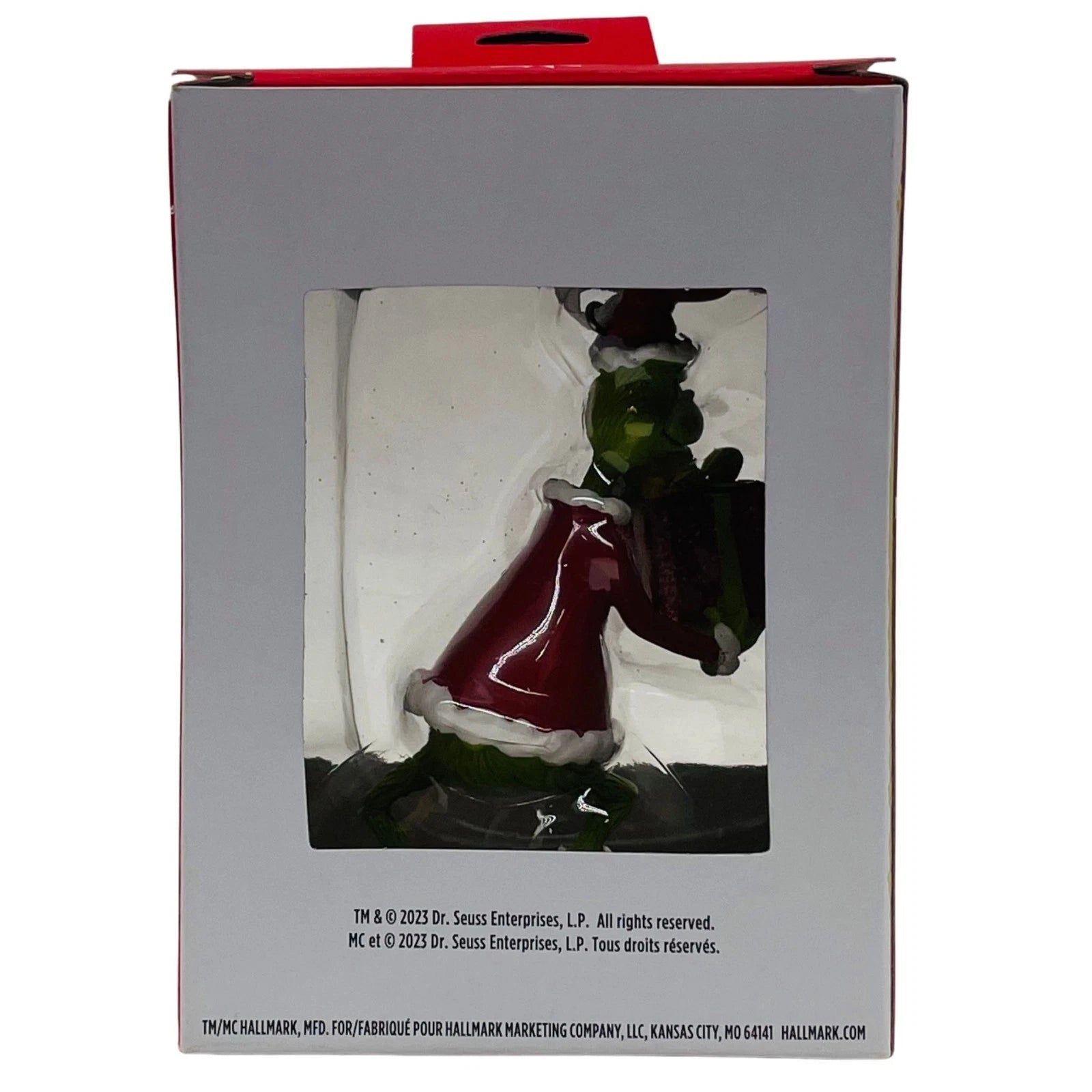 Hallmark The Grinch Santa with Gift Christmas Ornament 1 Pack New