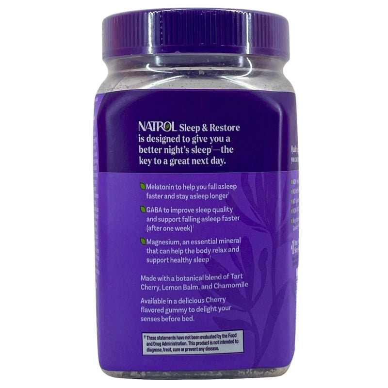 Natrol Sleep & Restore Gummies 60 Count 7 Pack New Exp 02/2027