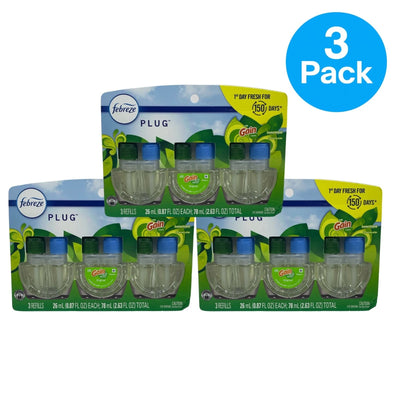 Febreze PLUG Gain Original Scent 3 Refills 3 Pack New