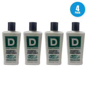 Duke Cannon Tea Tree 2-in-1 Shampoo Conditioner 14 Fl Oz Pack of 4 New