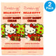 The Crème Shop Hello Kitty Handy Dandy Cream Apple Blossom Hand Cream 1.69 fl oz