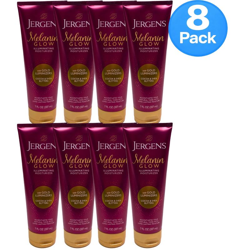 Jergens Melanin Glow Illuminating Moisturizer Cocoa & Shea Butters Gold Luminize