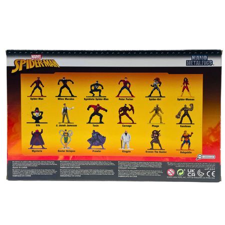 Marvel Spider-Man Nano Metalfigs Die-Cast 18pc Set (1 Pack) New 2