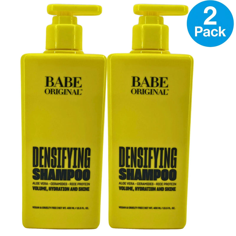 Babe Original Densifying Shampoo Aloe Vera 13.5 FL OZ 2 Pack New
