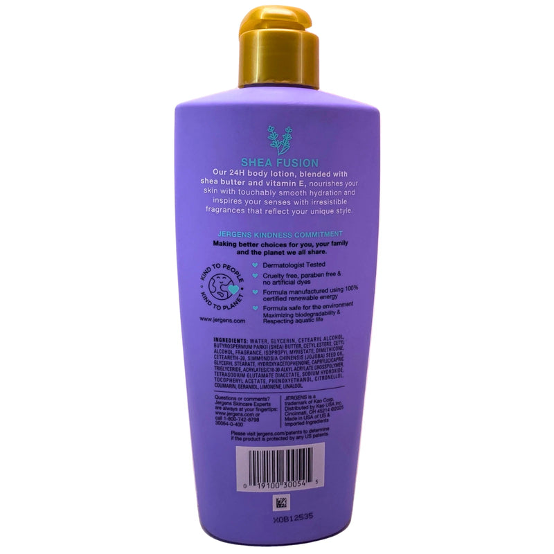 Jergens Lavender Dreams Shea Fusion Scented Body Lotion with Shea Butter & Vitam