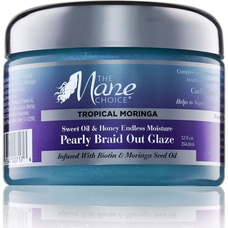 The Mane Choice Tropical Moringa Sweet Oil Endless Moisture Braid Out Glaze12 oz