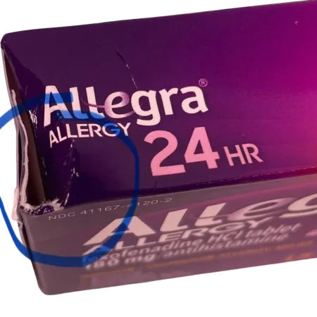 Allegra Allergy 24HR 180mg 15 Tablets 4 Pack Non-Drowsy New 4
