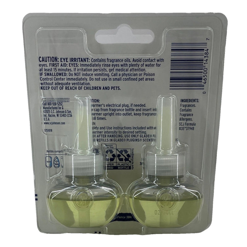 Glade Clean Linen PlugIns Scented Oil Refills 1.34 fl oz 5 Pack New