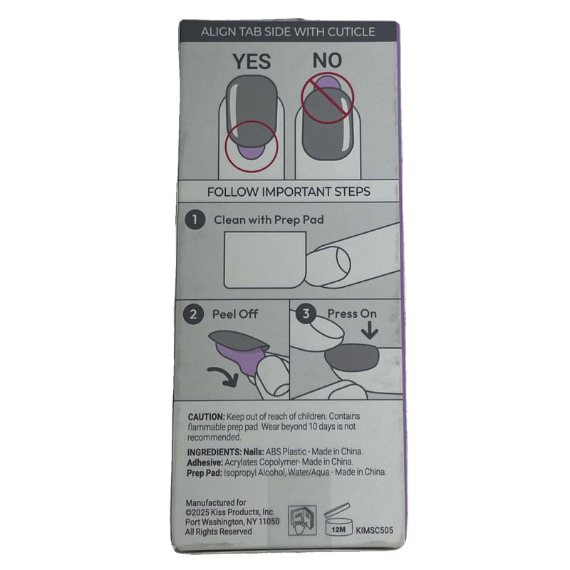 imPRESS No Glue Mani Heroic Press-On Nails 30 Ct 6 Pack New