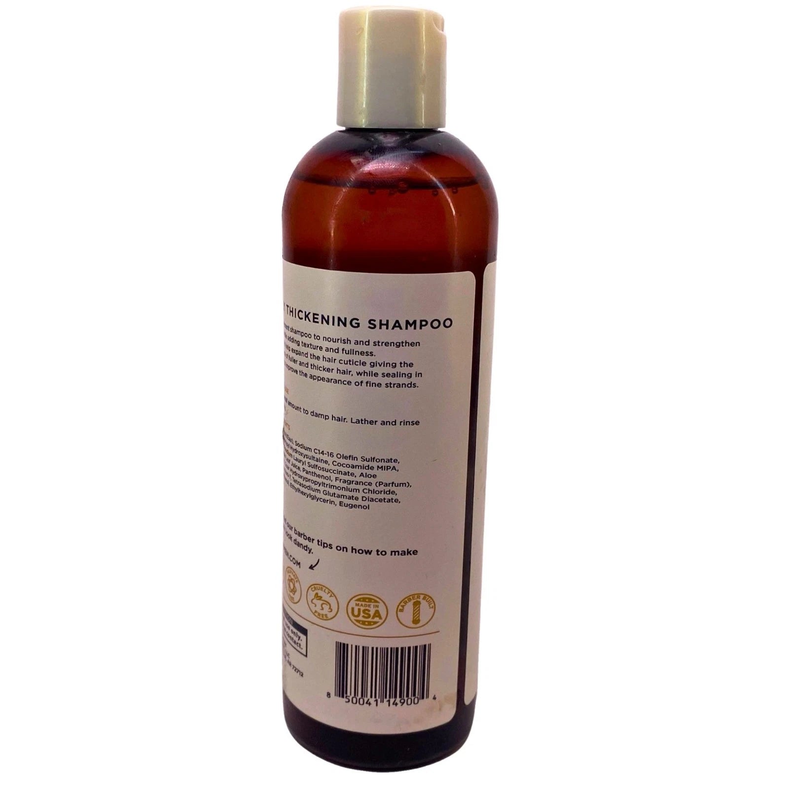 Dandymen Collection Thickening Shampoo Tobacco Vanilla 11.83 fl oz - 3 Pack Set 2