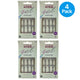 KISS Gel Fantasy Sculpted High Volume Gel Glue-On Nails Long 28 Count 4 Pack