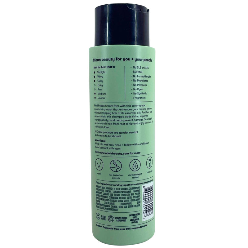 Odele Smoothing Shampoo Sulfate Free For Extra Moisture & Frizz Control 13 fl oz