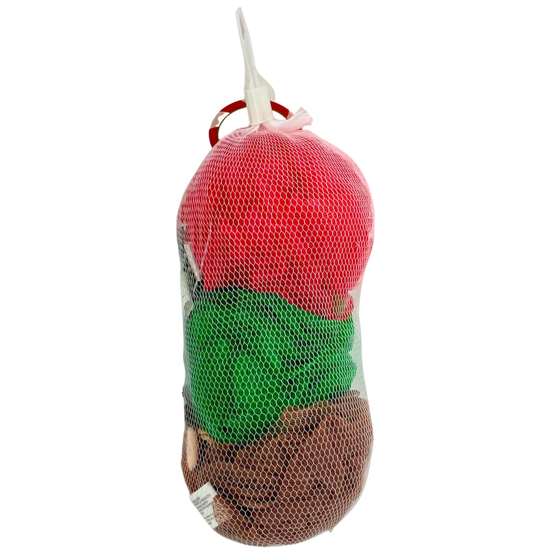 U Style Christmas Holiday Character Loofahs Santa Tree Reindeer 3 Count 4 Pack B