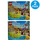 LEGO Disney Princess Belle's Storytime Carriage 43233 Toy Set 62 Pcs 2 Pack New